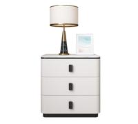 YNIYUJKL Bedside Table Modern Simple Light Luxury Slate Bedside Table Three Drawers Bedroom Bedside Cabinet Storage Cabinet Side Tables Bedroom,A