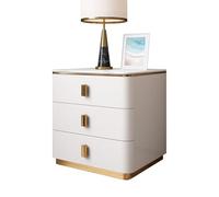 YNIYUJKL Bedside Table Modern Simple Light Luxury Slate Bedside Table Three Drawers Bedroom Bedside Cabinet Storage Cabinet Side Tables Bedroom,B