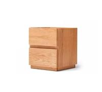 YNIYUJKL Bedside Table Solid Wood Bedside Table Nordic Home Bedside Cabinet Bedroom Double Drawer Floor Storage Cabinet Side Tables Bedroom