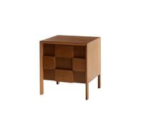 YNIYUJKL Bedside Table Solid Wood Three-Dimensional Bedside Table Small Apartment Bedside Storage Cabinet Side Tables Bedroom