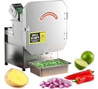 YNIYUJKL Compact Electric Vegetable Cutter, Space-Saving Design For Small Kitchens, Adjustable Thickness For Mincing Herbs And Vegetables,A