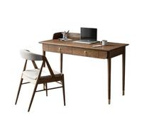 YNIYUJKL Computer Desk Office Desk 1.2M 1.4M Home Office Desk Writing Study Computer Workstation With Double Drawers And Corner Bezel Standing Desk,1.4 Meters