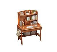 YNIYUJKL Computer Desk Solid Wood Study Desk Home Small Apartment Simple Single Study Writing Desk Bedroom Desk Computer Desk Standing Desk,A-140 * 60 * 130cm