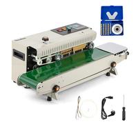 YNIYUJKL Continuous Band Sealer For Household And Commercial Packaging, Automatic Horizontal Sealing Machine With Digital Temperature Control, 220V 600W