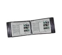 YNIYUJKL Desktop Reference Organizer Wall Mount And Display - Wall Mount File Cabinets, Wall Mounted Poster Flip Book Display, Black,A