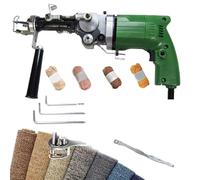 YNIYUJKL Electric Tufting Gun Starter Kit, 2400Rpm With Cutting And Loop Pile Functions, Adjustable Tuft Height 7-16Mm, Smooth And Wear-Resistant For Rugs And Cushions