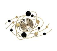 YNIYUJKL Fashion Luxury Large Living Room ation Nordic Simple Home Interior Design Loft Gold Metal Clock Wall Clocks for Living Room