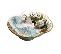 YNIYUJKL Fruit Bowls Creative Chinese Home Living Room Fruit Plate, Ceramic Fruit Bowl For Fruit Vegetable Bread, Candy And Other Household Items Fruit Basket,S