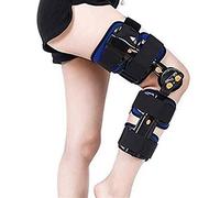 YNIYUJKL Hinge Knee Splint Ankle Orthosis Adjustable Knee Joint Support Ligament Strained Brace Meniscus