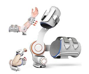 YNIYUJKL Manual Wrist And Elbow Rehabilitation Training Device, Elbow Support Arm Exerciser, Adjustable - 15° Extension And 170° Flexion, With Angle Ruler,left hand