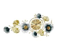 YNIYUJKL Metal for Living Room, Silent Non Ticking Battery Operated Quartz Clock, Entrance Wall ation,105x55 cm,105x55 Cm