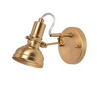 YNIYUJKL Modern Copper Wall Sconce Nordic Brushed Brass Wall Lamp Adjustable Bedside Reading Wall Light d Hardwired Indoor Wall Sconces, E27 Bathroom Vanity Light Elegant Art Deco