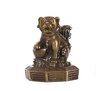 YNIYUJKL Modern Decoration Sculpture,Pure Brass Zodiac The Eight Trigrams Dog Statues,Chinese Feng Shui Decor Figurine For Home And Office,Wealth And Good Luck Sculpture Statue Sculptu