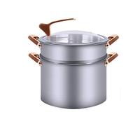 YNIYUJKL Multifunctional Household Double-Layer Large-Capacity Small Cooking Pot, Kitchen Steamer