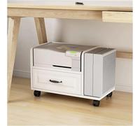 YNIYUJKL Printer Table Printer Stand Under Desk Printer Stand With Wheels Mobile Printer And Fax Cart With 1 Storage Drawer And Cpu Storage Rack For Office And Home Use