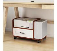 YNIYUJKL Printer Table Printer Stand Under Desk Printer Stand With Wheels Mobile Printer And Fax Cart With 1 Storage Drawer And Cpu Storage Rack For Office And Home Use