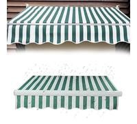 YNIYUJKL Retractable Waterproof Patio Awning - Yellow Sun Shade Canopy For Windows & Doors, 5.5X2.5M Outdoor Umbrella Shelter For Home, Market & Shop Use,Green-4x3.0m