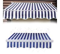 YNIYUJKL Retractable Waterproof Patio Awning - Yellow Sun Shade Canopy For Windows & Doors, 5.5X2.5M Outdoor Umbrella Shelter For Home, Market & Shop Use,Blue-2.5x1.5m