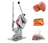 YNIYUJKL Sausage Clipper Machine - Manual Packing Sealing Machine, Stainless Steel For Casing Diameter 50-120Mm, Durable For Supermarkets And Bakeries