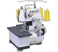 YNIYUJKL Sewing Machine - Semi-Industrial Serger & Overlock Machine With Metal Frame For 3-4 Thread Capability - High Performance Overlocker