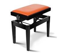 YNIYUJKL Solo Piano Stool Luxury Hydraulic Lifting Piano Bench,With Comfortable And Waterproof Cushion,10Cm Height Adjustable,Suitable For Most Pianos