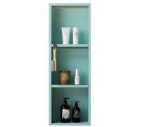 YNIYUJKL Stainless Steel Shower Wall Mounted Storage Shelf No Tile Needed Modern Bathroom Shelving for Bath Kitchen Living Room 30 x 90 cm Green,Green-30x90cm
