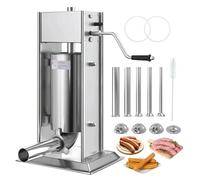 YNIYUJKL Stainless Steel Vertical Sausage Stuffer,2 In 1 Sausage Maker/Spanish Churro Maker