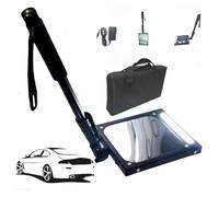 YNIYUJKL Under Vehicle Inspection Mirror, Under Vehicle Inspection Mirror With Led Light, Underbody Inspection Mirror - Adjustable Retractable Handle