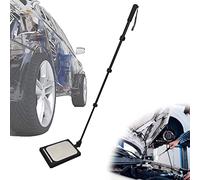 YNIYUJKL Under Vehicle Inspection Mirror, Universal Folding Telescopic Round Mirror,With Led Light,For Inspecting Cars/Machines