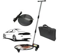 YNIYUJKL Under Vehicle Inspection Mirror With Led Light, Underbody Inspection Mirror - Adjustable Retractable Handle, Visual Vehicle Equipment,300/400Mm Convex Mirror,T-Bar,B,Bar