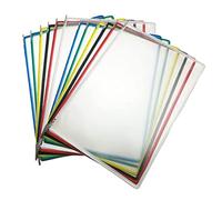 YNIYUJKL Wall Mount Reference Organizer - Desktop Reference System, Durable Polypropylene, A4 Folder Wall-Mounted File Holder, Poster Flip Book Display, For Storing And Displaying