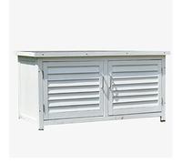 YNIYUJKL Wooden Outdoor Storage Shed, Waterproof Garden Tool Storage Cabinet, Small Garden House With Large Space, For Patio Furniture, Lawn Mower, All Seasons,A