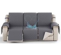 YNJJKA Reclining Chair Cover Sofa Covers Recliner 4 3 2 1 Seater Protector Waterproof for Armchair Chair, Non-Slip Fabric Couch Armchairs Protectors Pets(2137,3 SEATER 82")
