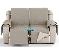 YNJJKA Reclining Chair Cover Sofa Covers Recliner 4 3 2 1 Seater Protector Waterproof for Armchair Chair, Non-Slip Fabric Couch Armchairs Protectors Pets(2128,2 SEATER 54")