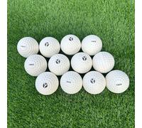 YNKE GAA Hurling Dimple PU Fireballs Speed Ball All Weather Wall Balls Training Practice Size 5 (White)