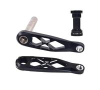 YNKJFOD Compatible For Shimano, Compatible For SRAM, MTB Crankset BSA 24mm 165/170/175mm Direct Mount R-SPEC Trail Hollow DH AM XC(Crank BB,175mm)