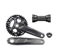 YNKJFOD Compatible For Shimano Deore FC-M5100 Bike MTB Crankset, 10S 11S 32T, 170mm 175mm, Fits BB52 M500 M501 Bottom Bracket(170mm26T-36T MT500)