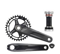 YNKJFOD Compatible For Shimano Deore FC-M5100 Bike MTB Crankset, 10S 11S 32T, 170mm 175mm, Fits BB52 M500 M501 Bottom Bracket(170mm 34T BB52)