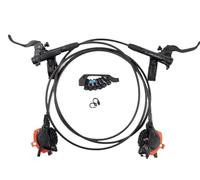 YNKJFOD Compatible For Shimano SLX M7100 2 Piston/M7120 4 Piston Mountain Bike Hydraulic Disc Brake SET Left & Right(M7120 D03S Resin)