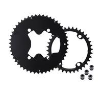 YNKJFOD Compatible For Shimano Ultegra R8100 Dura Ace 9200 Bike Chainring, 110 BCD, 48-35T/50-34T/52-36T Road Bike Plate(R9200 56-42T)