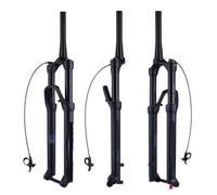 YNKJFOD Tapered Bike MTB Suspension Fork, 27.5/29 Inch Boost, 100/110mm Thru Axle, 120/140mm Travel, Rebound Adjustment(29 TR 110x15 140mm)