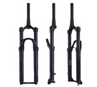 YNKJFOD Tapered Bike MTB Suspension Fork, 27.5/29 Inch Boost, 100/110mm Thru Axle, 120/140mm Travel, Rebound Adjustment(29 TM 110x15 140mm)