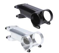 YNKJFOD Ultra Light Bike Stem For MTB/Road/Gravel - 7075 T6 Alloy CNC-Made, Titanium Screws (67g, -6/-17°)(80mm Silver Angle -6)