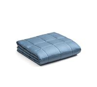 YnM Cooling Weighted Blanket, Rayon Derived from Bamboo with Premium Glass Beads (Blue Grey, 152CM x 203CM, 6.8kg), Suit for One Person Use on Double & King Bed