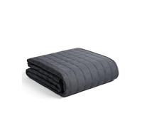 YNM Cotton Heavy Weighted Blanket,Oeko-Tex Certified Premium (Dark Grey 203CM x 220CM 13.6kg), Suit for two Person Use on Double & King Bed