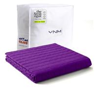 YnM Exclusive 50 lbs Weighted Blanket, Extra Heavy Cotton Bed Blanket for Two Persons, Ideal for Queen or King Bed (88x104 Inches, 50 Pounds, Fuchsia Purple)