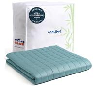 YnM Refreshing Weighted Blanket for Adults, 12lbs Heavy Bedspread for One Person (59.9 kg), Perfect for Hot Sleepers or Warm Climates, with Rayon/Glass Beads (122