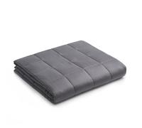 YNM Weighted Blanket for Sleep,Stress and Anxiety,100% Cotton Material with Glass Beads（Dark Grey 152CM x 203CM 11KG,Suit for One Person Use on Double & King Bed