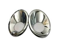 YNMDFWC Auto Parts For Renault Koleos 2009 2010 2011 Fog Lamp Shell Frame Front Bumper Grille Driving Light Cover Trim 1 Pair