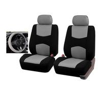 YNNBJX Car Seat Cover For Suzuki Swift 2005-2024, Front Seat Protectors Covers Waterproof NonSlip,X/Grey
